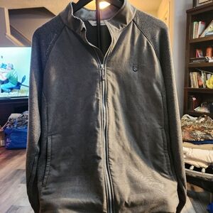 Peter Millar Charcoal Zip-Up Performance Jacket